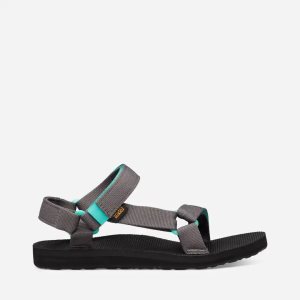 Teva Original Universal Damen Sandalen DunkelGrau/HellGrün (Österreich)